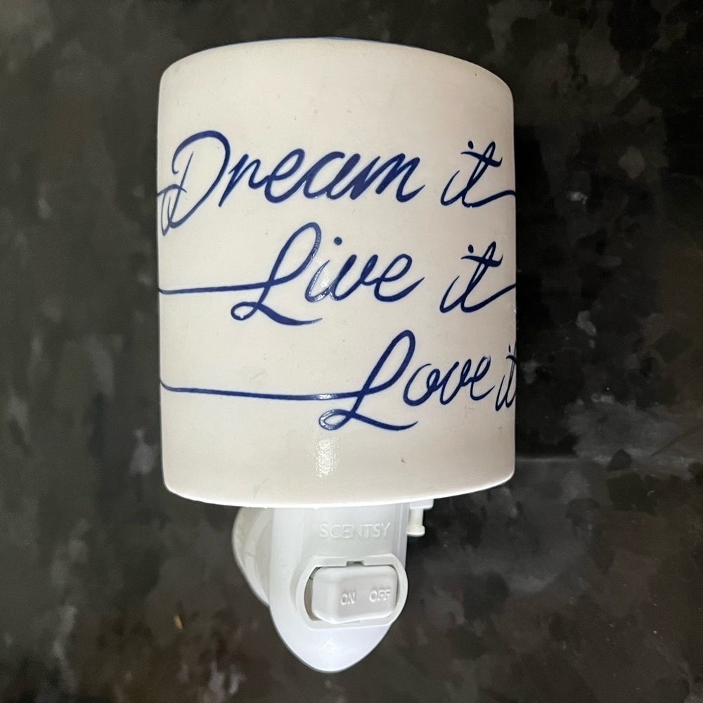 Scents wall plug night light and wax warmer